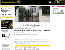 Tablet Screenshot of domaineduraisindor.com